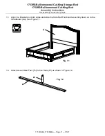 Preview for 11 page of Whittier Wood Furniture Stonewood Cal-King 1733RGBa Assembly Instructions Manual