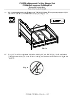 Preview for 12 page of Whittier Wood Furniture Stonewood Cal-King 1733RGBa Assembly Instructions Manual