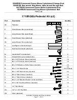 Предварительный просмотр 5 страницы Whittier Wood Furniture Stonewood King Manor 5609RGB Assembly Instructions Manual