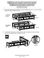 Предварительный просмотр 9 страницы Whittier Wood Furniture Stonewood King Manor 5609RGB Assembly Instructions Manual