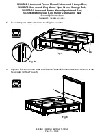 Предварительный просмотр 10 страницы Whittier Wood Furniture Stonewood King Manor 5609RGB Assembly Instructions Manual