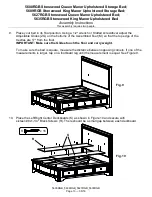 Предварительный просмотр 13 страницы Whittier Wood Furniture Stonewood King Manor 5609RGB Assembly Instructions Manual