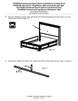 Предварительный просмотр 18 страницы Whittier Wood Furniture Stonewood King Manor 5609RGB Assembly Instructions Manual