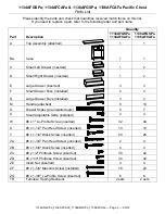 Preview for 2 page of Whittier Wood 1134AFGSPa Assembly Instructions