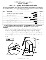 Предварительный просмотр 4 страницы Whittier Wood 1151GBCHd Assembly Instructions