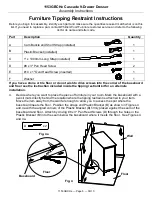 Предварительный просмотр 6 страницы Whittier Wood 1153GBCHe Assembly Instructions Manual