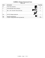 Предварительный просмотр 3 страницы Whittier Wood 1164RGBc Assembly Instructions Manual