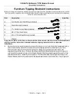 Preview for 8 page of Whittier Wood 1183AUFe Assembly Instructions Manual