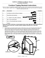 Предварительный просмотр 8 страницы Whittier Wood 1183CAFe Assembly Instructions Manual