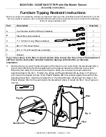 Предварительный просмотр 6 страницы Whittier Wood 1222AFLSO Assembly Instructions Manual