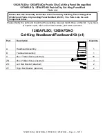 Preview for 2 page of Whittier Wood 1262AFDAOa Assembly Instructions Manual