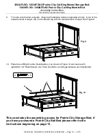 Предварительный просмотр 12 страницы Whittier Wood 1263AFDAO Assembly Instructions Manual