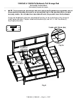 Предварительный просмотр 9 страницы Whittier Wood 1306CAFd Assembly Instructions Manual