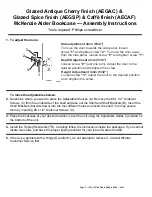 Предварительный просмотр 3 страницы Whittier Wood 1555AEGSP Assembly Instructions