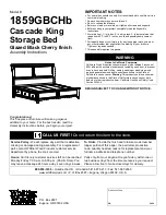 Предварительный просмотр 1 страницы Whittier Wood 1859GBCHb Assembly Instructions Manual