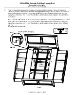 Preview for 8 page of Whittier Wood 1863GBCHa Assembly Instructions Manual