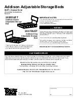 Предварительный просмотр 1 страницы Whittier Wood 2035DUET Assembly Instructions Manual