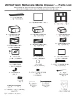 Предварительный просмотр 2 страницы Whittier Wood 2070AFGAC Assembly Instructions