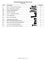 Preview for 3 page of Whittier Wood 2401AUFd Assembly Instructions Manual