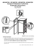 Предварительный просмотр 3 страницы Whittier Wood 4519AFDH Assembly Instructions