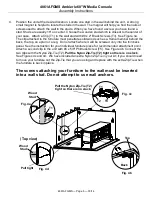 Preview for 6 page of Whittier Wood 4861AFGMS Assembly Instructions Manual