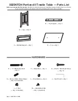 Предварительный просмотр 2 страницы Whittier Wood 5025KFDH Assembly Instructions