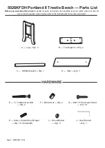 Preview for 2 page of Whittier Wood 5026KFDH Assembly Instructions