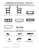 Preview for 2 page of Whittier Wood 833KFDHd Assembly Instructions Manual