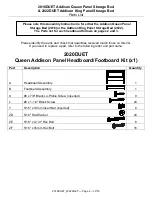 Preview for 2 page of Whittier Wood Addison 2018DUET Assembly Instructions Manual