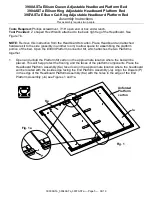 Предварительный просмотр 5 страницы Whittier Wood Ellison Cal-King Adjustable Headboard Platform Bed 3907ASTa Assembly Instructions Manual