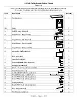 Предварительный просмотр 2 страницы Whittier Wood McKenzie 1123AUFb Assembly Instructions Manual