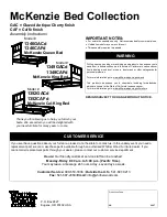 Whittier Wood McKenzie 1346GACd Assembly Instructions Manual предпросмотр