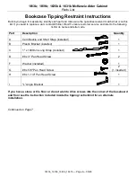 Preview for 6 page of Whittier Wood McKenzie Alder 1613b Assembly Instructions Manual