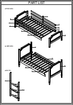 Preview for 3 page of Wholesale Interiors MARIANA BUNK BED Assembly Instructions Manual