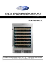 Whynter Elite Spectrum Lightshow BWR-545XS Instruction Manual preview