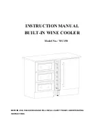 Предварительный просмотр 1 страницы Whynter Elite WC150 Instruction Manual