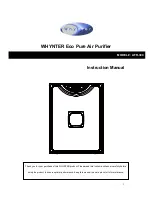 Предварительный просмотр 1 страницы Whynter AFR-300 Instruction Manual