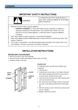 Preview for 8 page of Whynter CHC-120Sa Instruction Manual