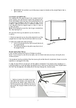 Предварительный просмотр 7 страницы Whynter CUF-110 Instruction Manual