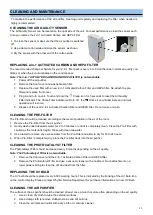 Предварительный просмотр 11 страницы Whynter EcoPure AFR-425-PW Instruction Manual