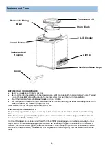 Preview for 6 page of Whynter ICM-255SSY Instruction Manual