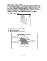 Предварительный просмотр 9 страницы Whynter RESIDENTIAL PORTABLE DEHUMIDIER RPD-401W Instruction Manual