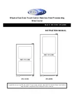 Preview for 1 page of Whynter WC-181DS Instruction Manual