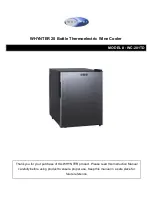 Preview for 1 page of Whynter WC-201TD User Manual