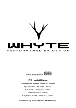 Предварительный просмотр 1 страницы Whyte MTB Hardtail Series Supplementary Service Manual