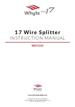 Preview for 1 page of Whyte WS172-05 Instruction Manual