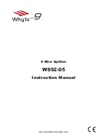 Preview for 1 page of Whyte WS92-05 Instruction Manual