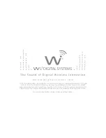 Предварительный просмотр 66 страницы Wi Digital Systems AudioStream Pro AV Owner'S Manual