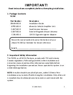 Preview for 4 page of Wi-Ex zboost YX230 Installation Manual