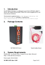 Preview for 3 page of Wi-Tek WI-PMS310GF-Alien-I Quick Start Manual